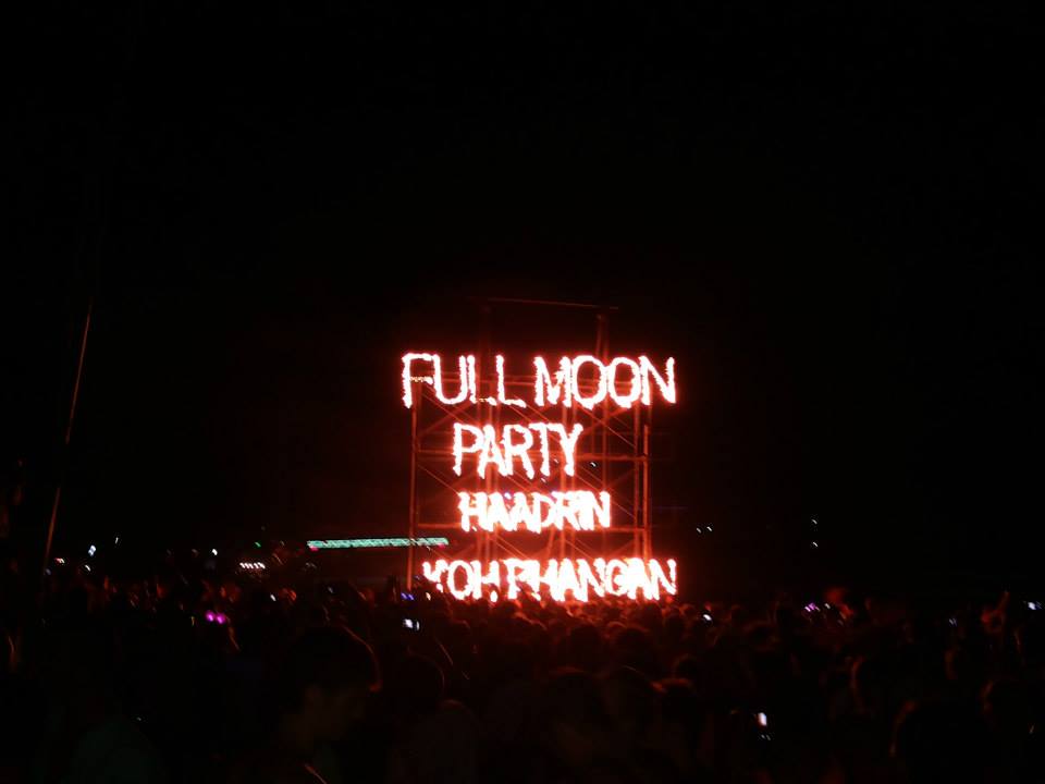 full moon party haad rin beach